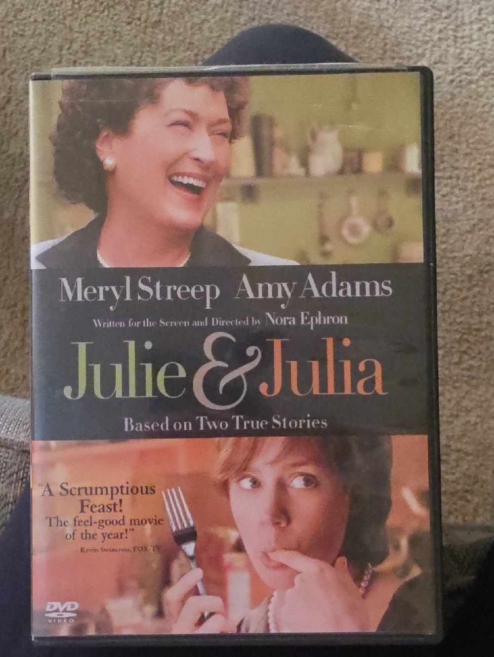 Julie & Julia DVD - Green and Orange Packaging